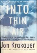 Into Thin Air (Hardcover, 1999, Sagebrush Education Resources)