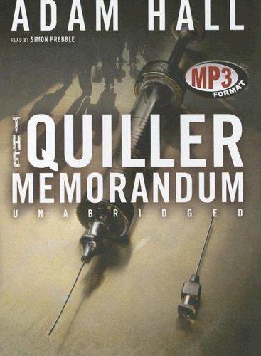The Quiller Memorandum (AudiobookFormat, 2006, Blackstone Audiobooks)