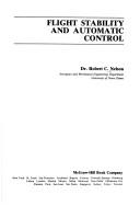 Robert C. Nelson: Flight stability and automatic control (1989, McGraw-Hill)