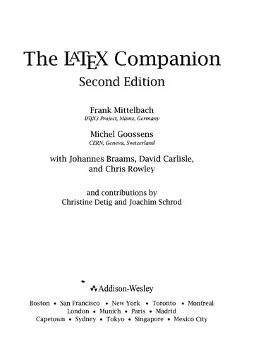 Michel Goossens, Denis Roegel, Herbert Voss, Frank Mittelbach, Sebastian Rahtz: The LaTeX Graphics companion (Paperback, 2008, Addison-Wesley)