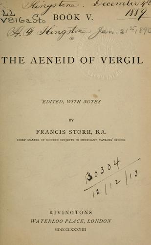 The Aeneid (Latin language, 1888, Rivington)