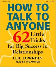 Leil Lowndes: How to Talk to Anyone (AudiobookFormat, 2004, Listen & Live Audio)