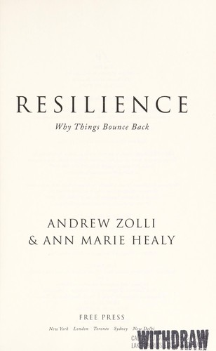 Andrew Zolli: Resilience (2012, Free Press)