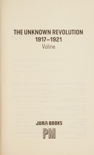 Unknown Revolution (2019, PM Press)