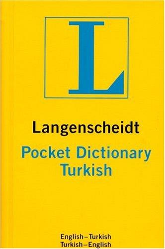 K G Langenscheidt: Langenscheidt Turkish Pocket Dictionary (Langenscheidt's Pocket Dictionaries) (Paperback, Langenscheidt Publishers)