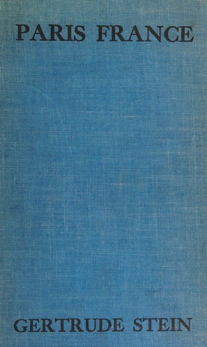 Gertrude Stein: Paris France (1940, B.T. Batsford)