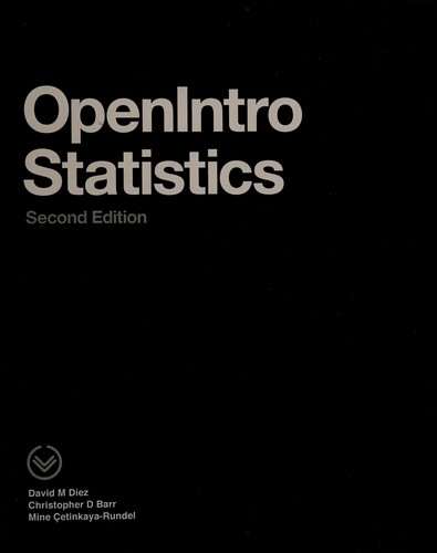 David M. Diez: OpenIntro statistics (2012, [OpenIntro])