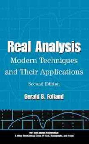 G. B. Folland: Real analysis (1999, Wiley)