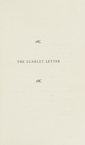 Nathaniel Hawthorne: The Scarlet Letter (1962, Ohio State University Press)