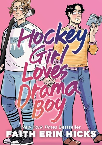 Faith Erin Hicks: Hockey Girl Loves Drama Boy (2023, Roaring Brook Press)