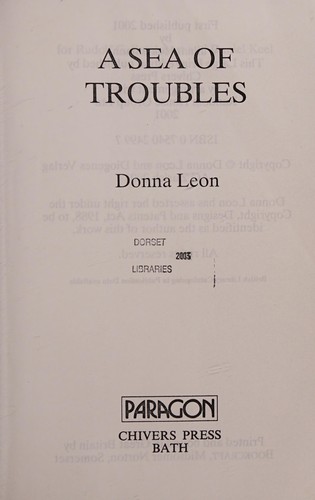 A Sea of Troubles (Paragon Softcover Large Print Books) (Paperback, 2002, Chivers Large print (Chivers, Windsor, Paragon & C)