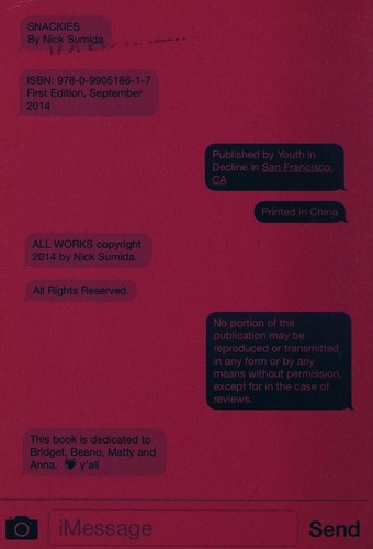 Nick Sumida: Snackies (2014, Youth in Decline)