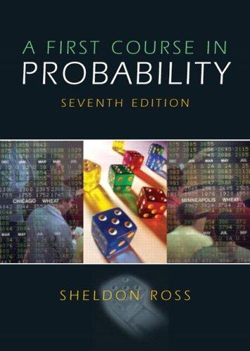 Sheldon M. Ross: A first course in probability (2006, Pearson Prentice Hall)