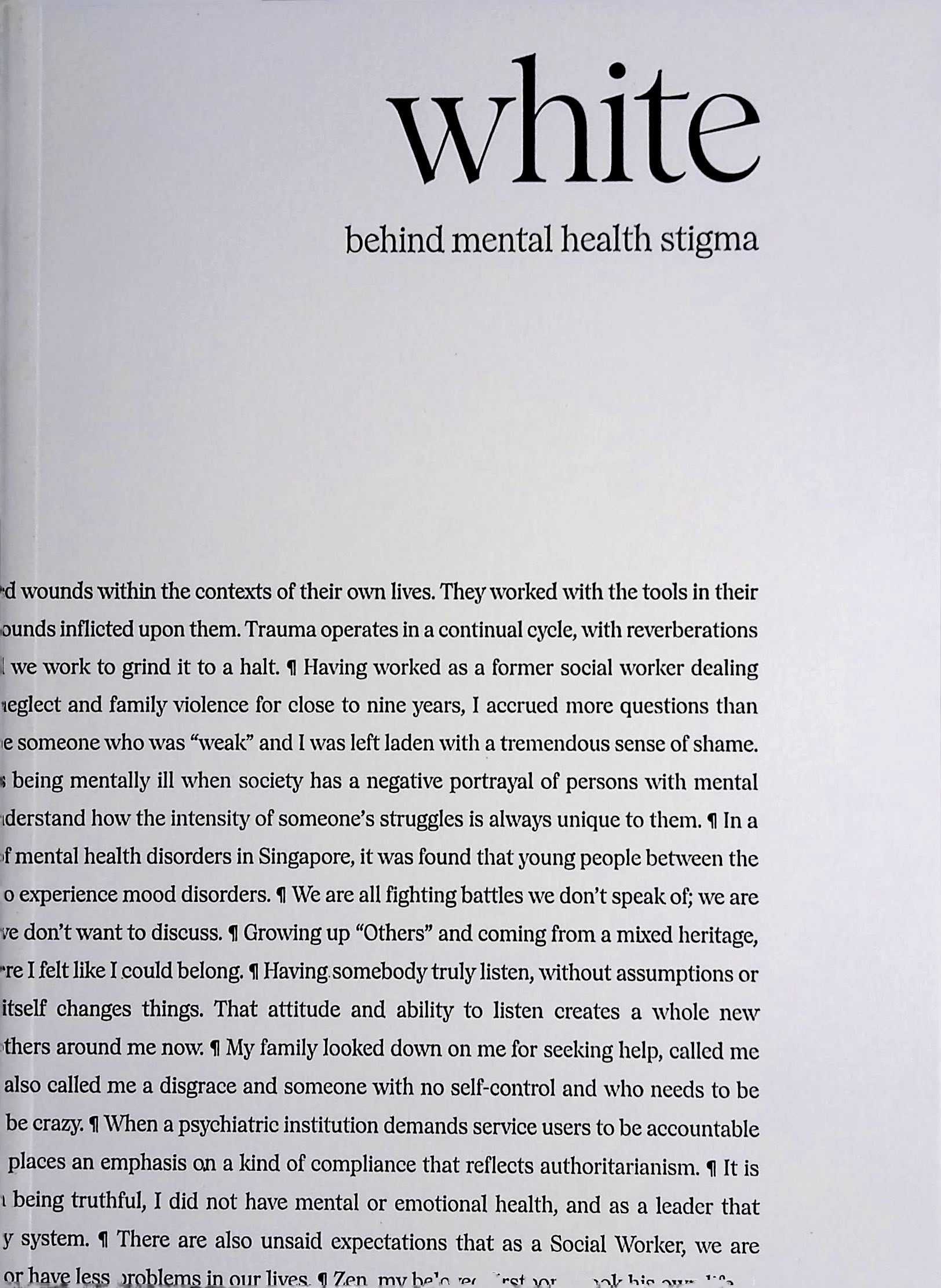 A. Mohamad: White (The White Book)