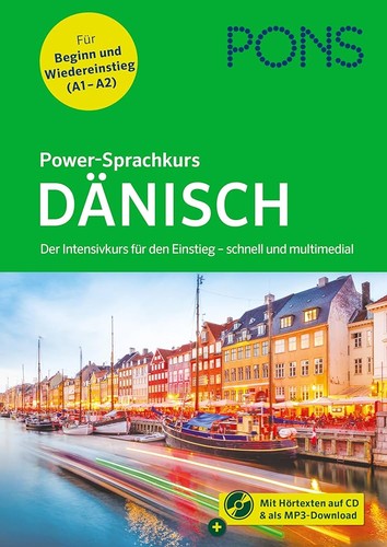 Pernille Hjorth: Power-Sprachkurs Dänisch (Danish language, 2021, PONS GmbH)