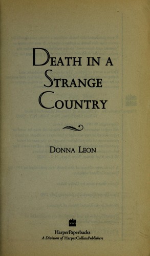 Death in a Strange Country (1995, HarperCollins Publishers)