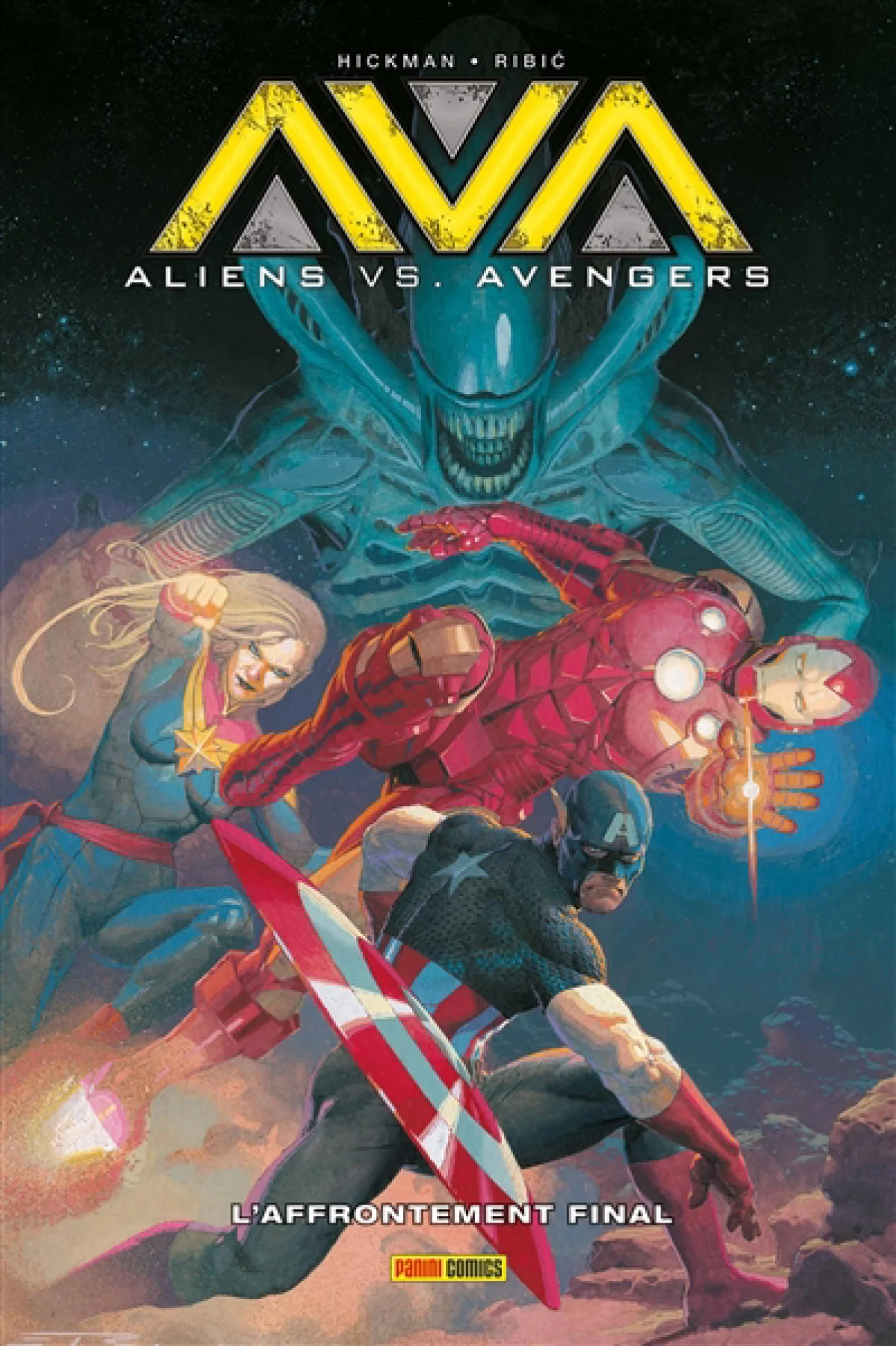 Jonathan Hickman, Esad Ribić: Aliens vs Avengers : l'affrontement final (Hardcover, Panini comics)