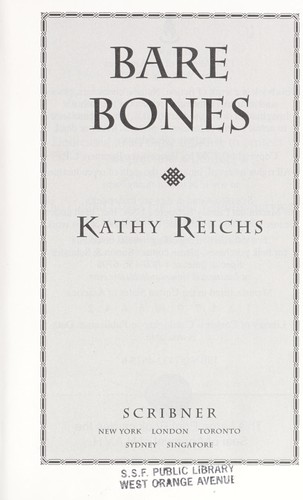 Bare bones (2003, Scribner)