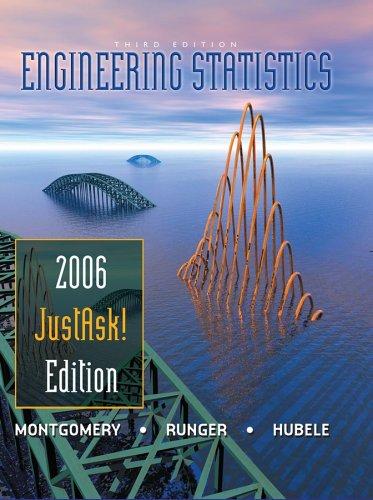 Douglas C. Montgomery, George C. Runger, Norma Faris Hubele: Engineering Statistics, 3rd Edition, 2006 JustAsk! Edition (2006, John Wiley & Sons)