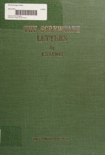 C. S. Lewis: The Screwtape letters (1976, Lord and King Associates)
