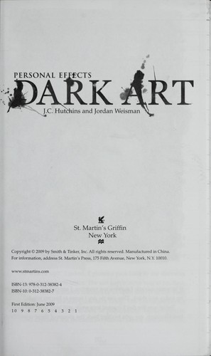 Personal effects (2009, St. Martin's Griffin)