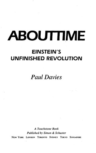 Paul Davies: About time (Paperback, 2005, Simon & Schuster Paperbacks, Simon & Schuster)