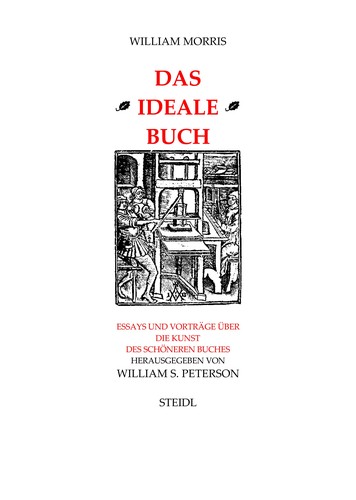 William Morris: Das ideale Buch (German language, 1986, Steidl)
