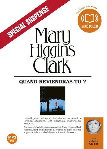 Quand reviendras-tu ? (French language, 2011, Audiolib)